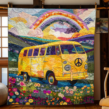 Yellow Van Hippie XR1908056CL Quilt