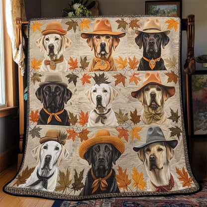 Autumn Labrador WJ1908001CL Quilt