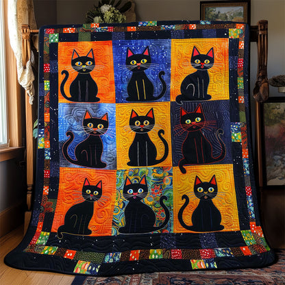 Black Cats WJ1908002CL Quilt