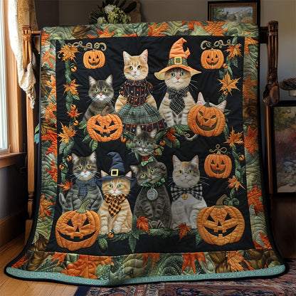 Cat Witch Pumpkin XR0409025CL Quilt