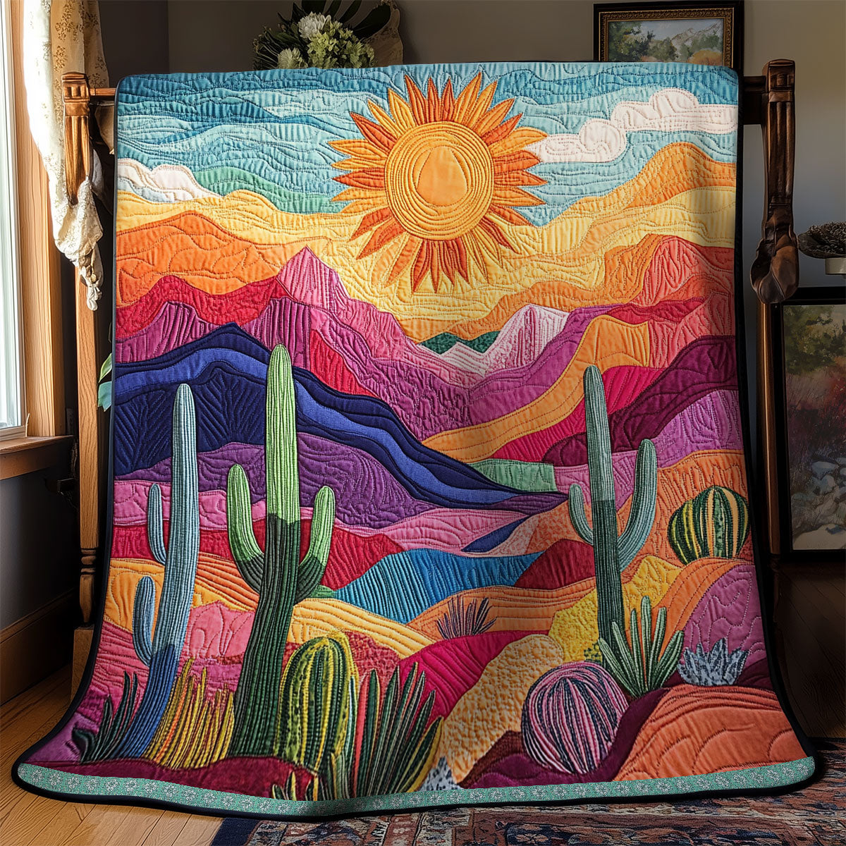 Colorful Desert XR1009031CL Quilt