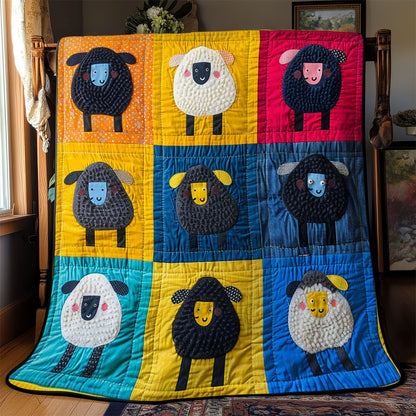 Colorful Sheep WJ1908009CL Quilt