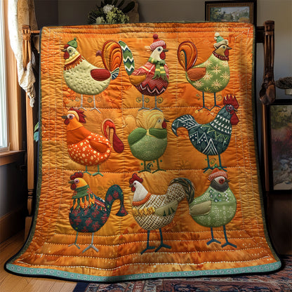 Country Cluckers XR0409022CL Quilt