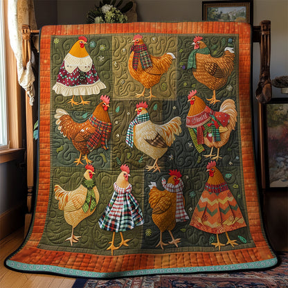 Countryside Roosters XR0409023CL Quilt