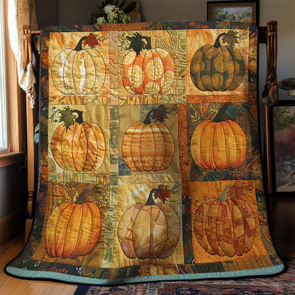 Fall Pumpkins XR0509004CL Quilt