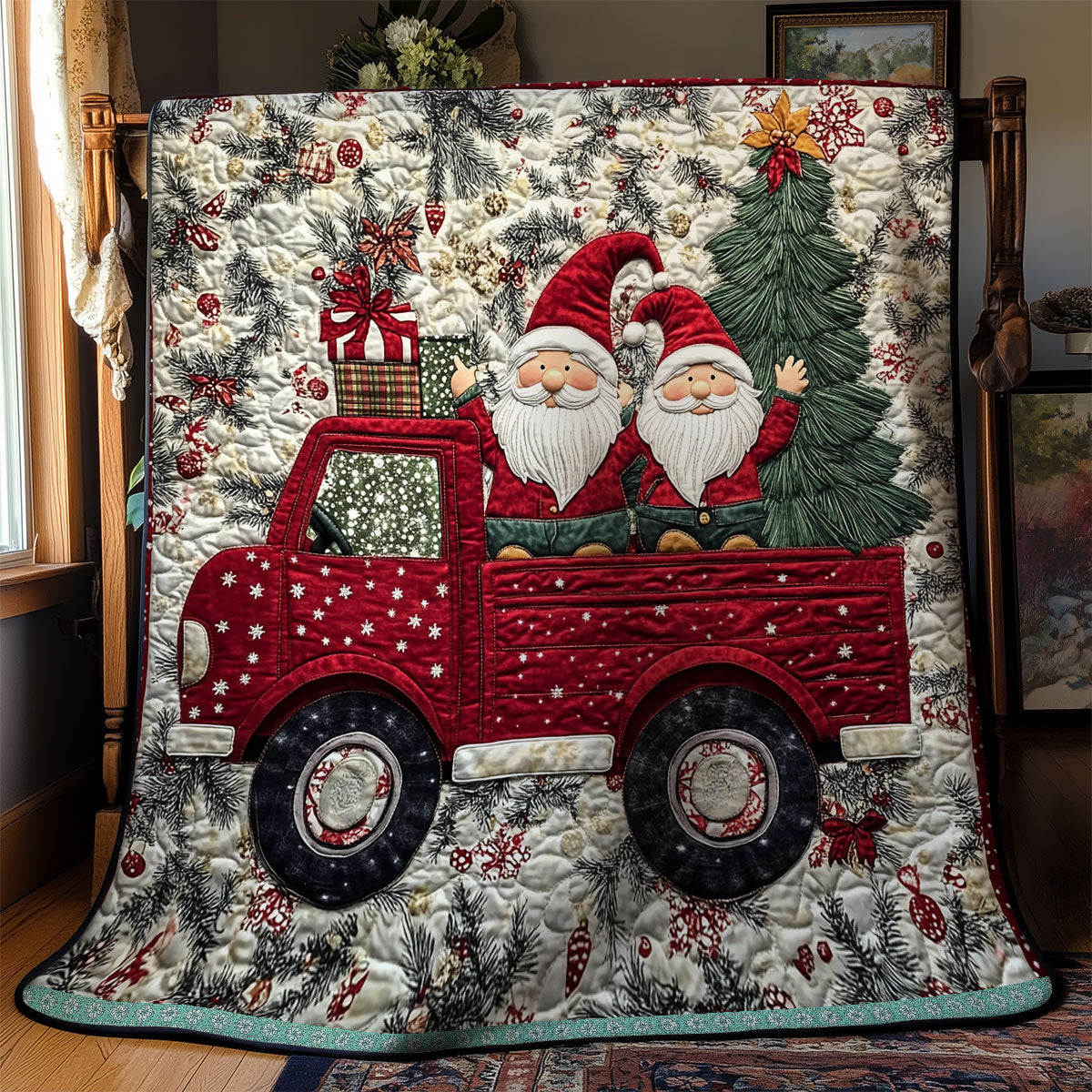 Happy Christmas Night XR1009017CL Quilt