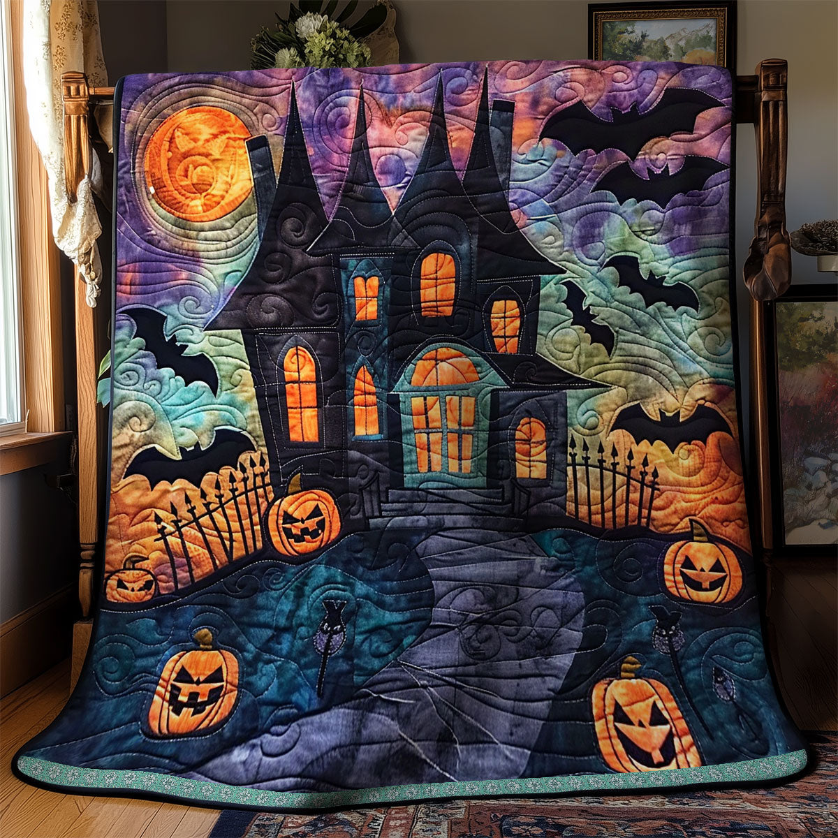 Haunted House XR0409011CL Quilt