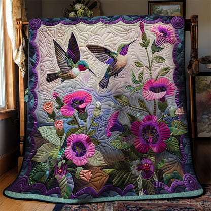 Hummingbirds XR2606009CL Quilt