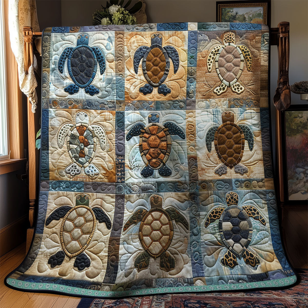 Love Turtles XR1409001CL Quilt