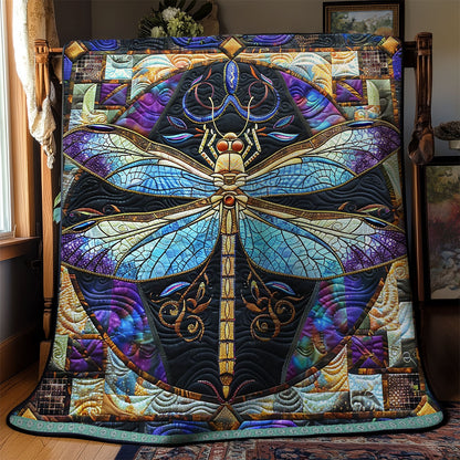 Purple Dragonfly WG2808001CL Quilt