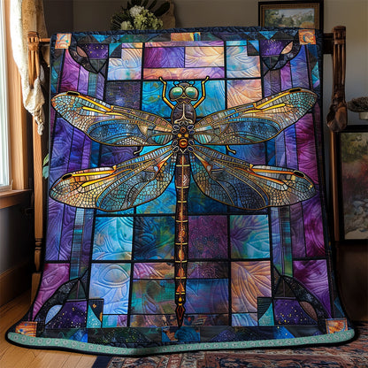 Purple Dragonfly WG2808002CL Quilt