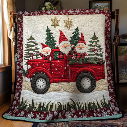 Red Truck In Christmas Night XR1009015CL Quilt