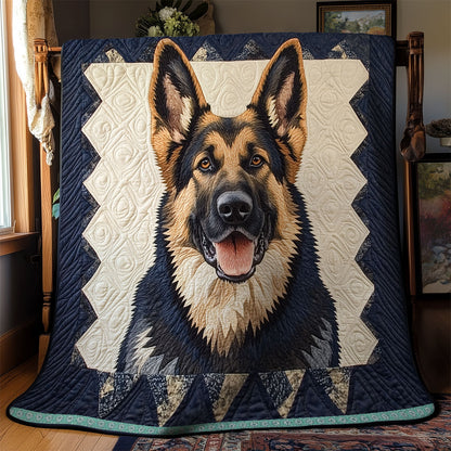 Smiling German Shepherd XR1309007CL Quilt