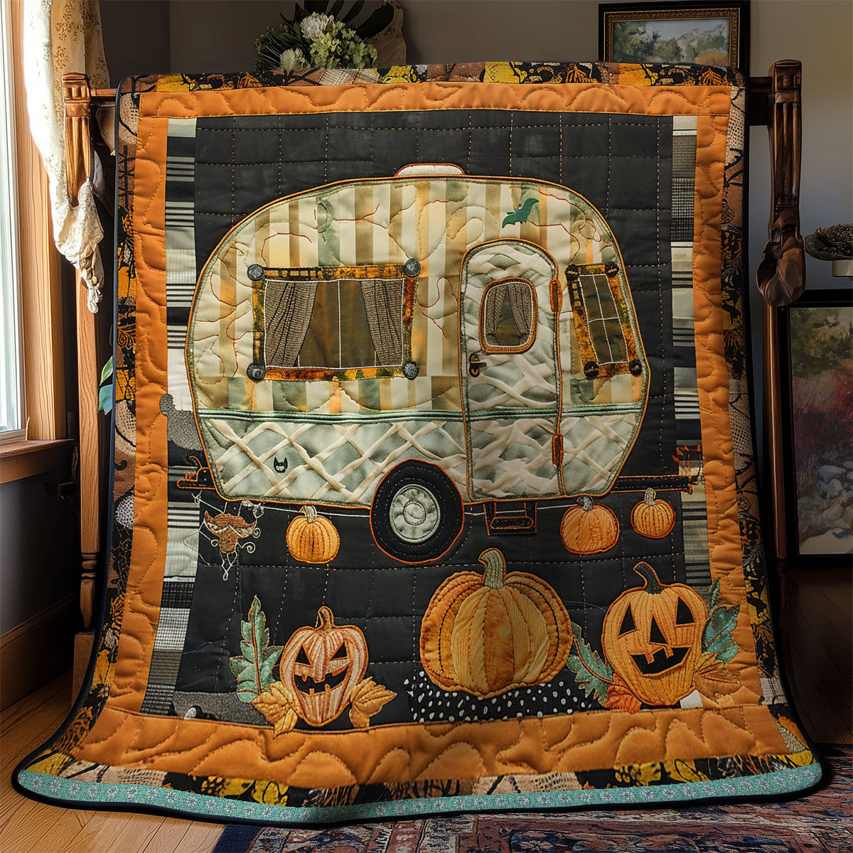 Spooky Camper XR3008016CL Quilt