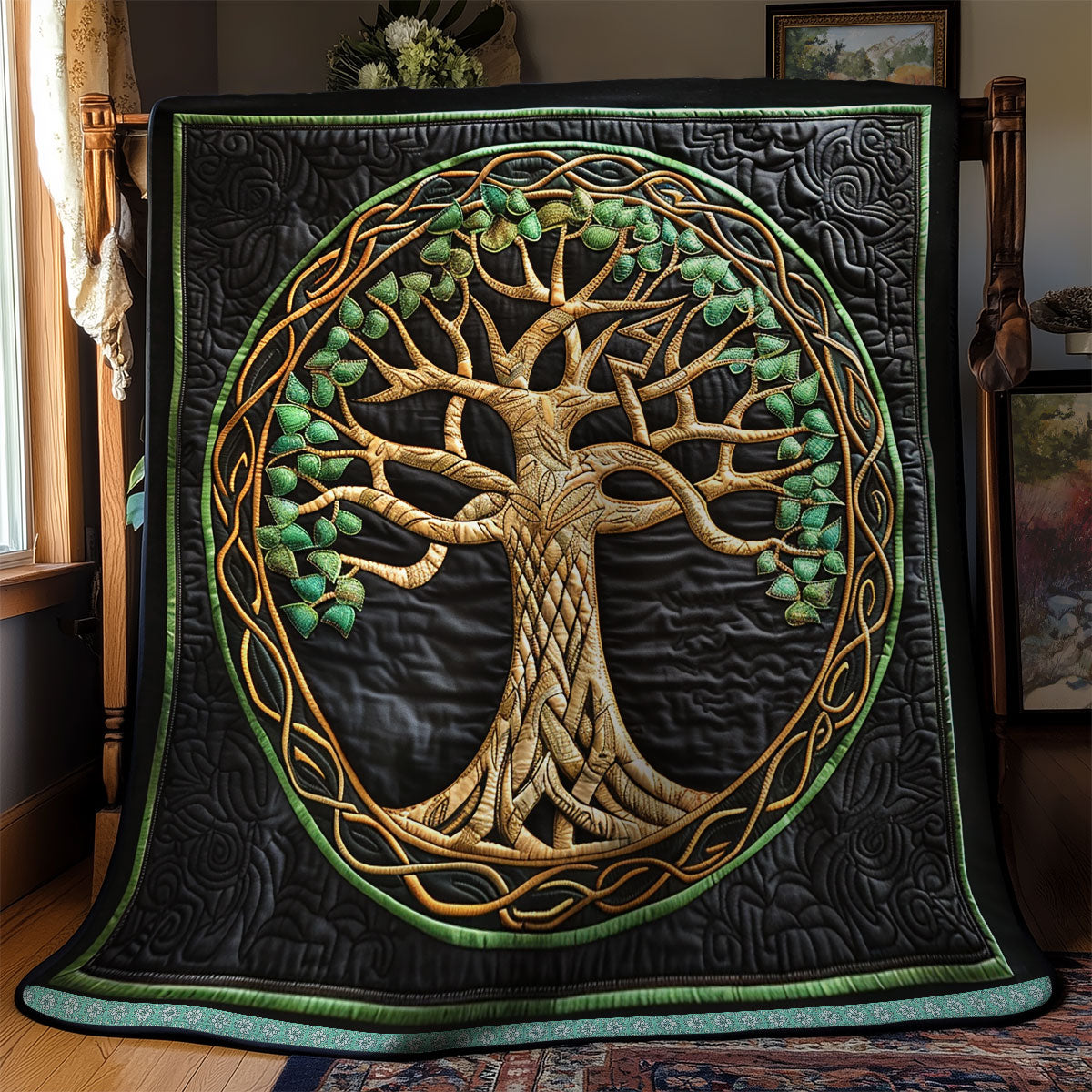 Tree Of Life Elegance XR0409015CL Quilt