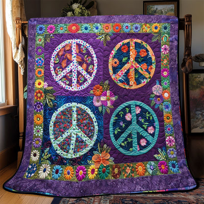 Trippy Hippie Sign WJ1908025CL Quilt