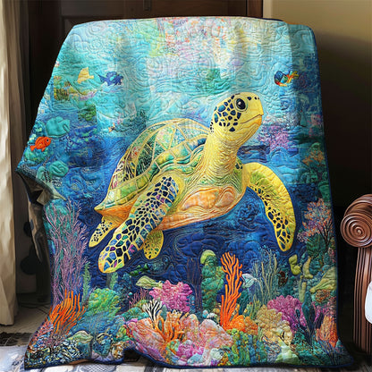 Adventures Of The Sea Turtle WO0308037CL Quilt