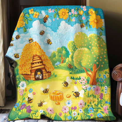 Bees Hardworking WO0308019CL Quilt