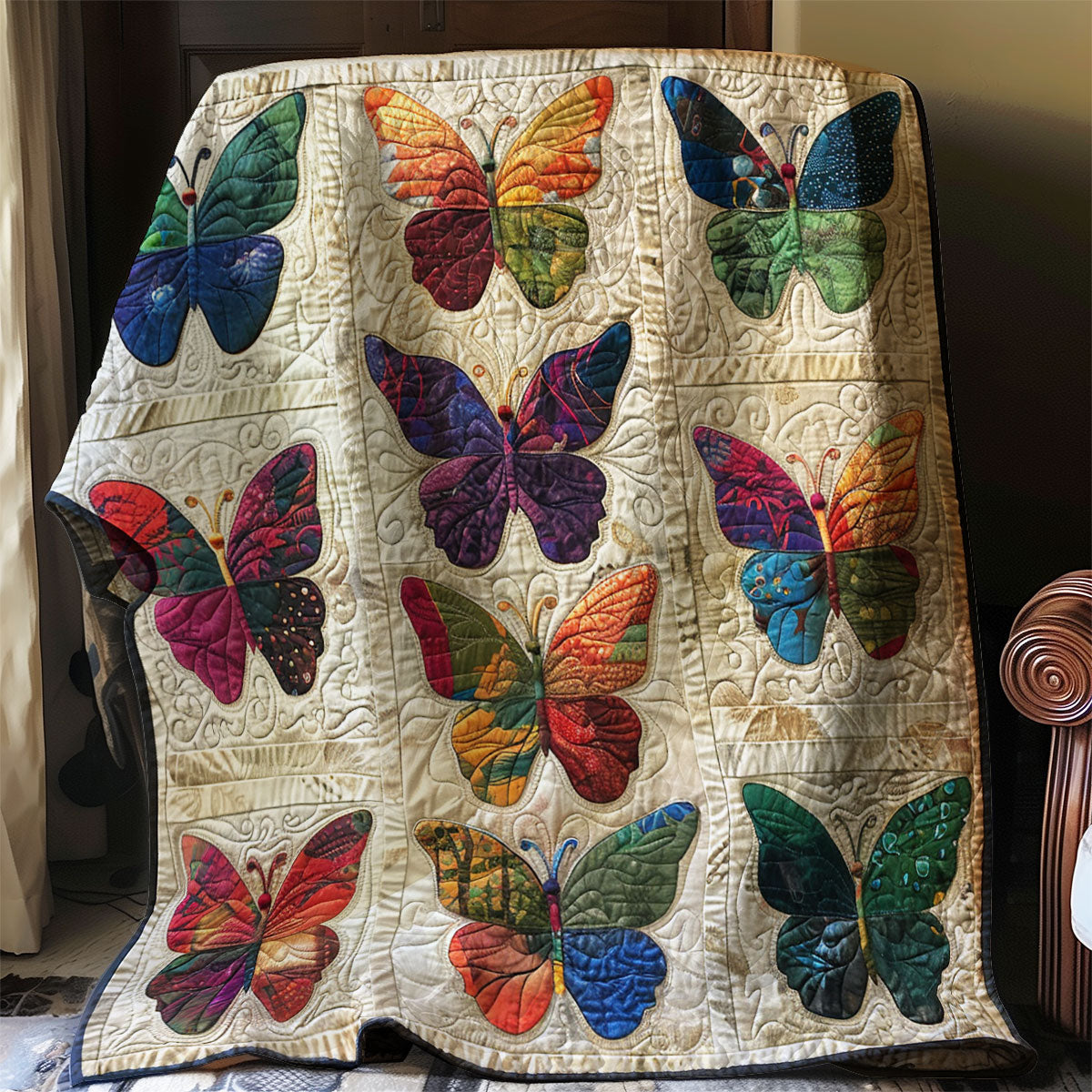 Butterflies WJ0706003CL Quilt