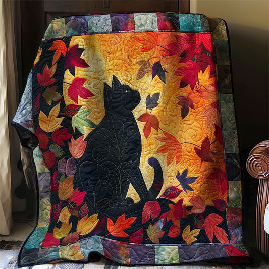 Cat Silhouette XR1106010CL Quilt