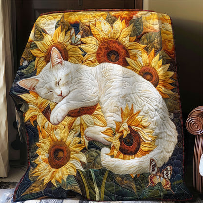 Cat Sleeping Peacefully WO1008019CL Quilt