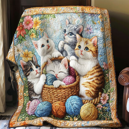 Cats And Yarns WO0708001CL Quilt