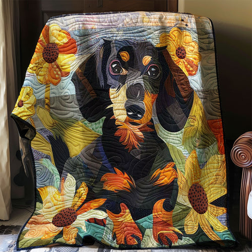 Dachshund Dog Cute WO2307002CL Quilt