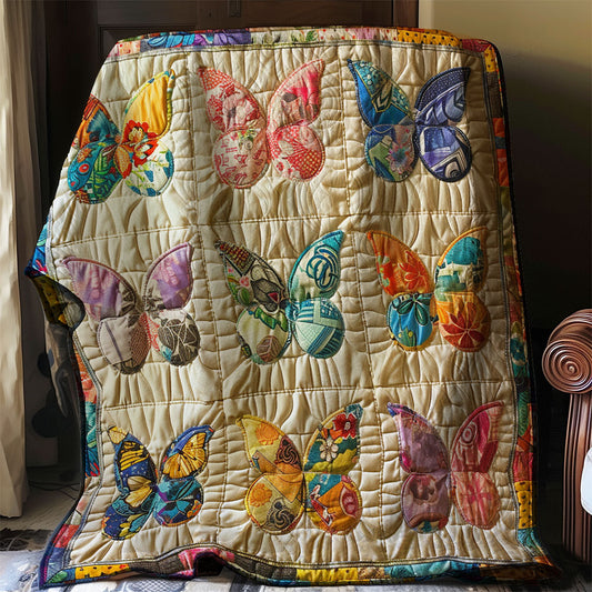 Fabric Butterflies XR2105012CL Quilt