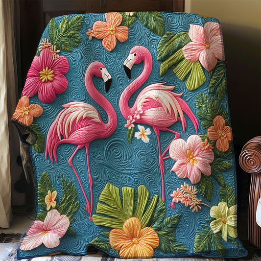 Flamingo Wonders WO0708005CL Quilt