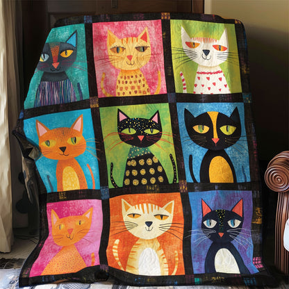 Funny Cats WO0308023CL Quilt