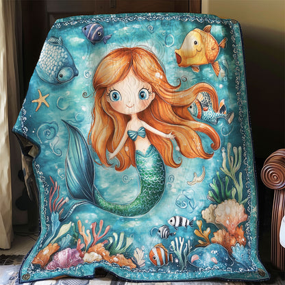 Gentle Mermaid WO0308011CL Quilt