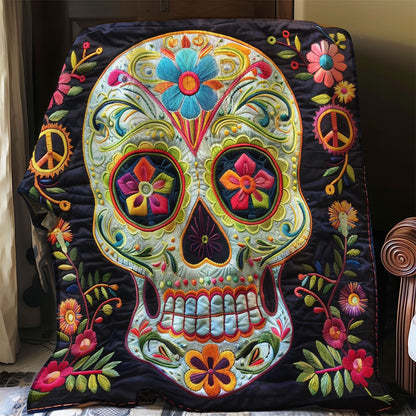 Hippie Skull WO0808005CL Quilt