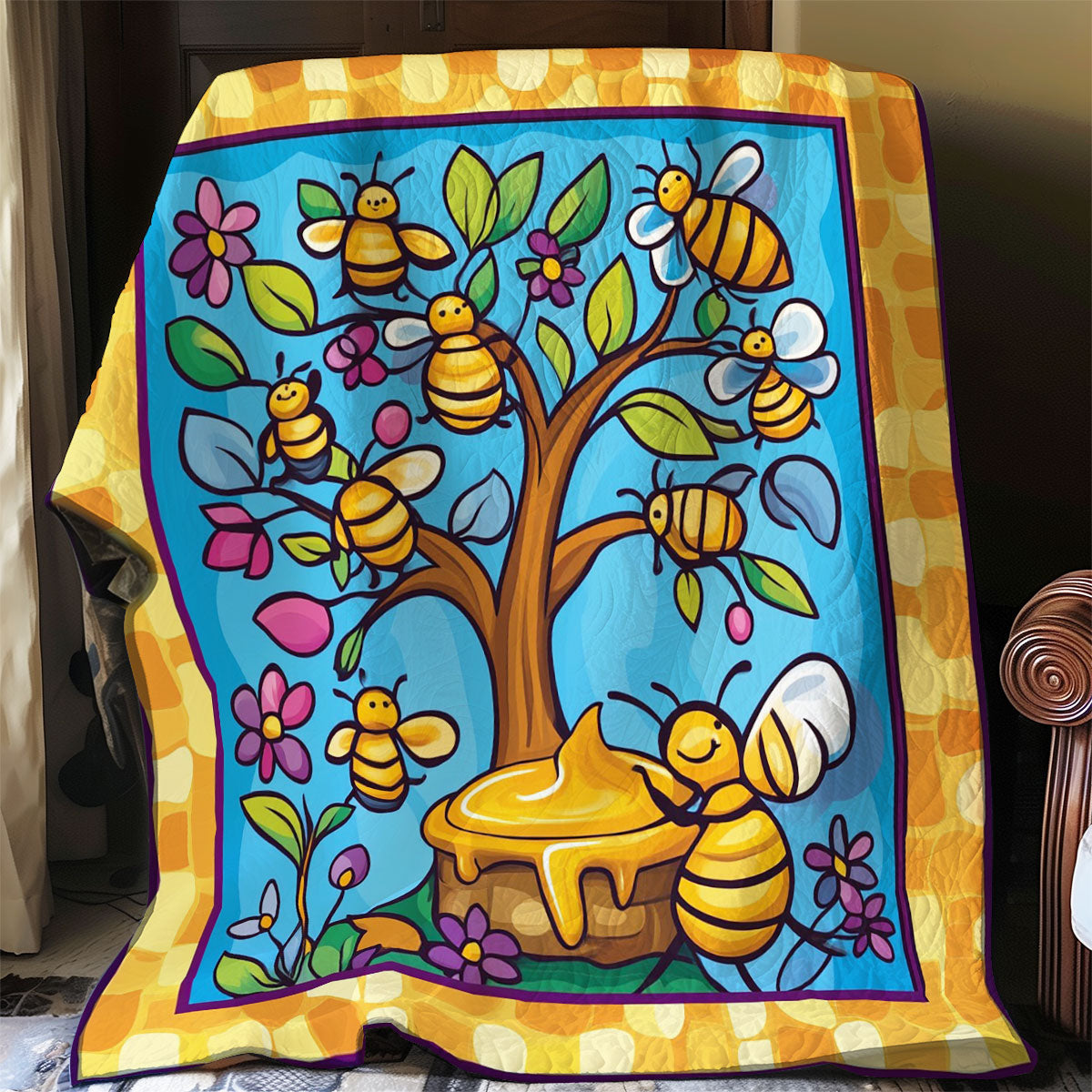 Honey Harmony WO0308021CL Quilt