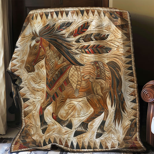 Horse Running WO1008030CL Quilt