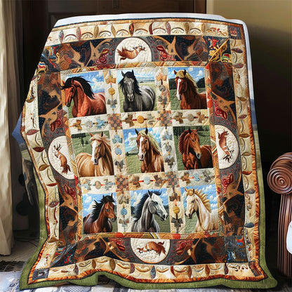 Horses XR0606022CL Quilt