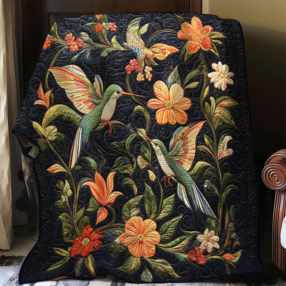 Hummingbird Harmony WO0608020CL Quilt