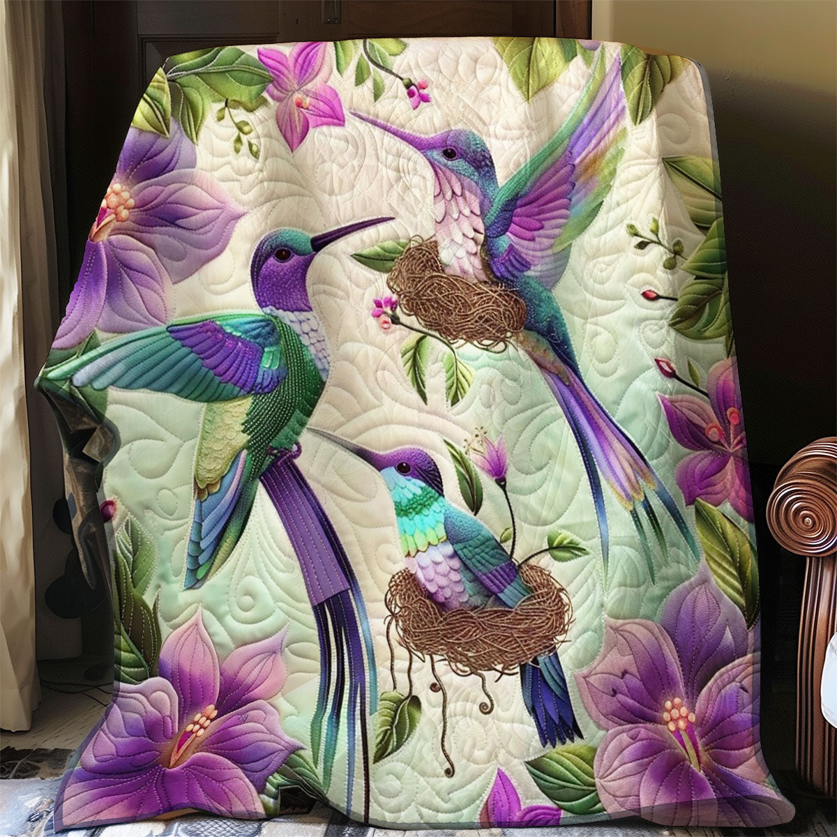 Hummingbird Harmony WO0908030CL Quilt