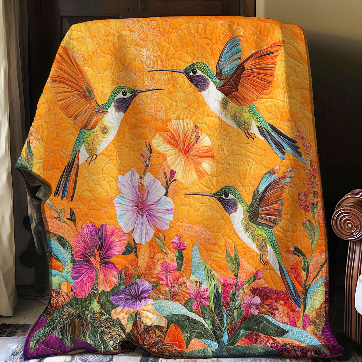 Hummingbird Wonders WO0508015CL Quilt