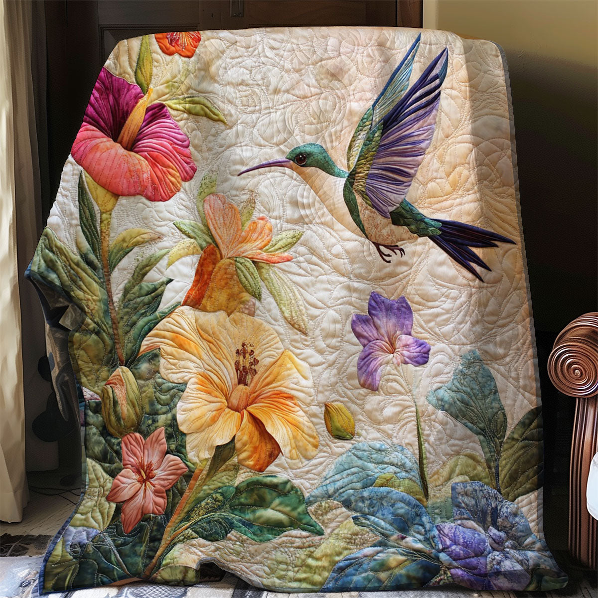 Hummingbirds WO0308014CL Quilt