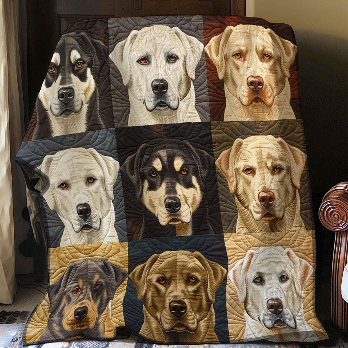 Husky Dogs WO0808022CL Quilt