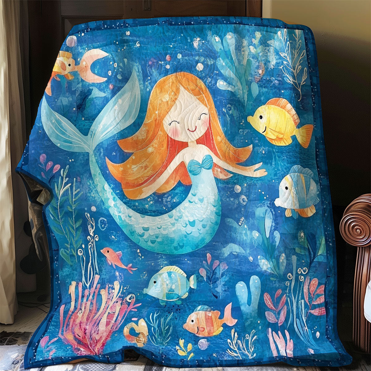 Mermaid WO0308010CL Quilt