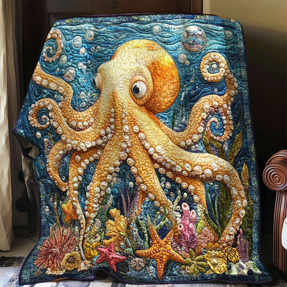 Octopus And Ocean WO0608028CL Quilt