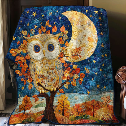 Owl And Moonlight WO0208043CL Quilt