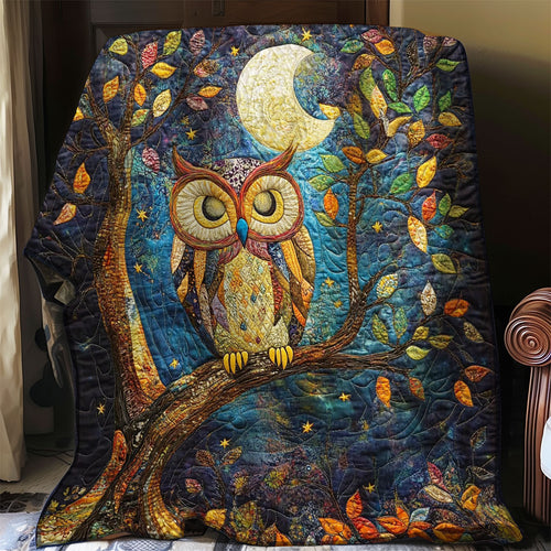 Owl And Moonlight WO0208044CL Quilt