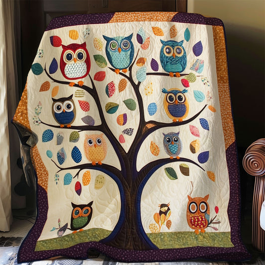 Owls On The Tree WO0208029CL Quilt