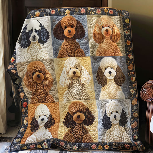 Poodle Cute WO0908033CL Quilt