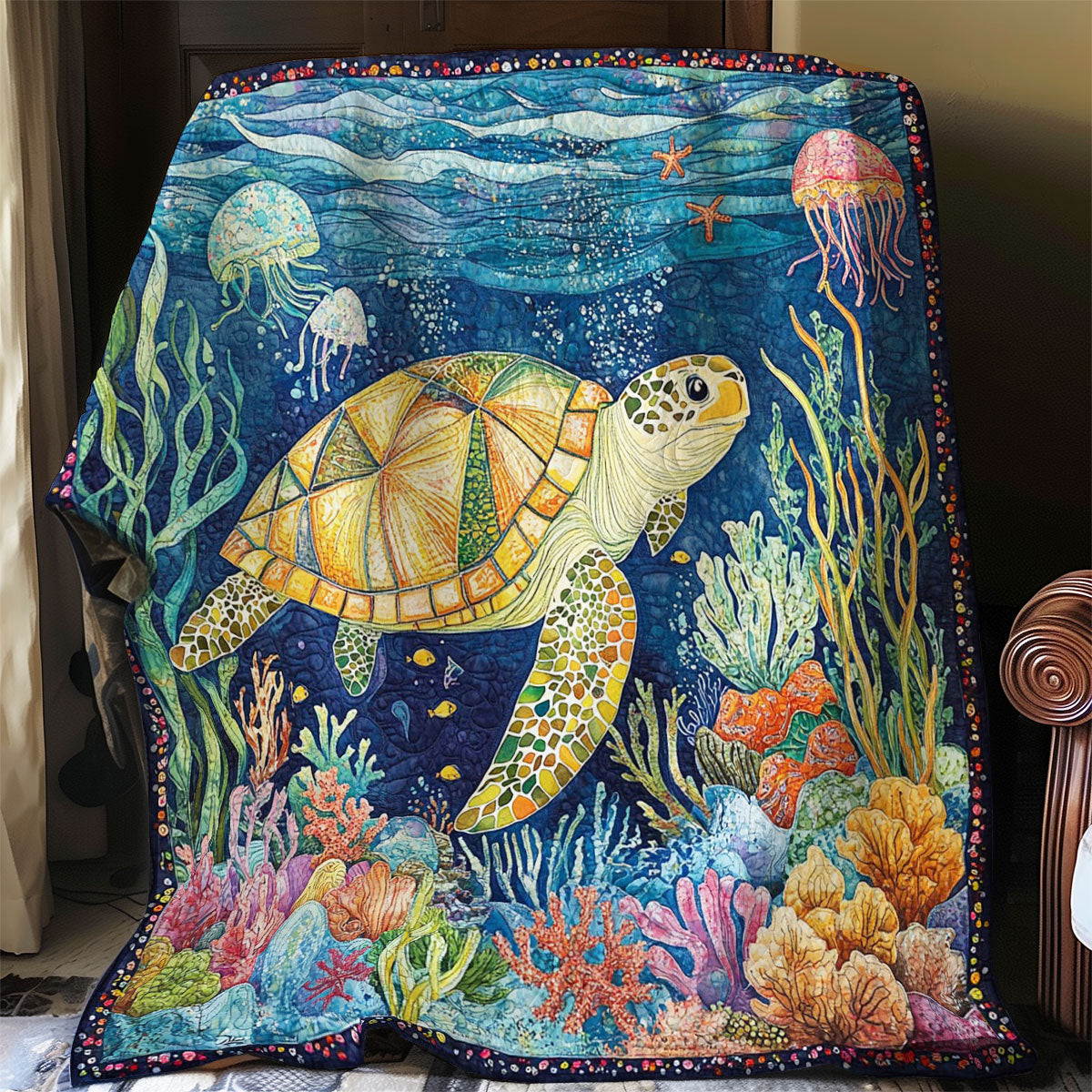 Sea Animals WO0308007CL Quilt