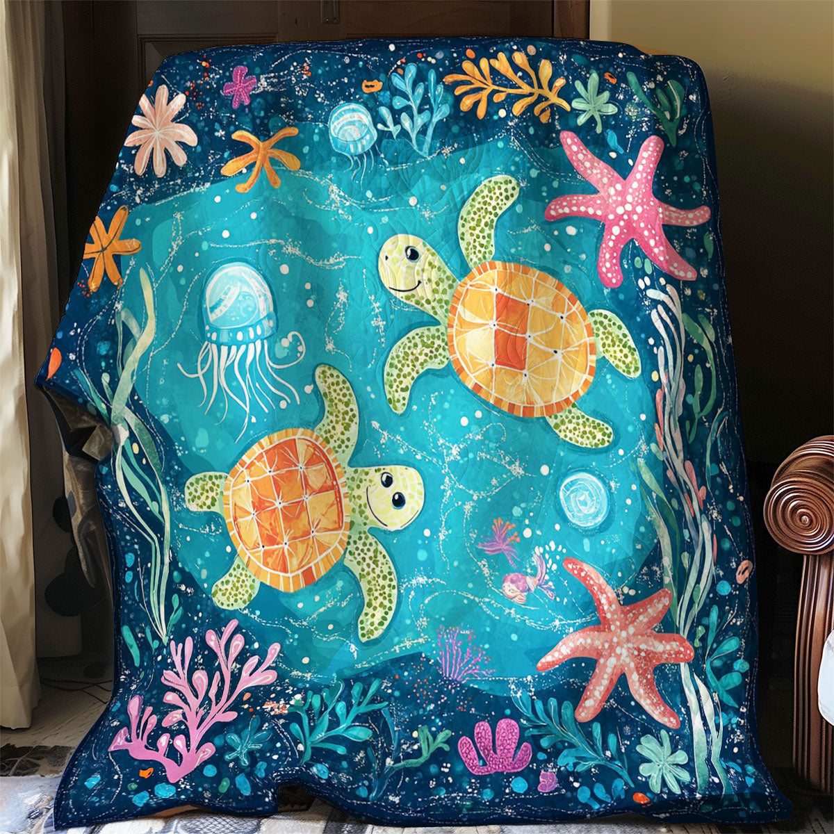 Sea Animals WO0308005CL Quilt