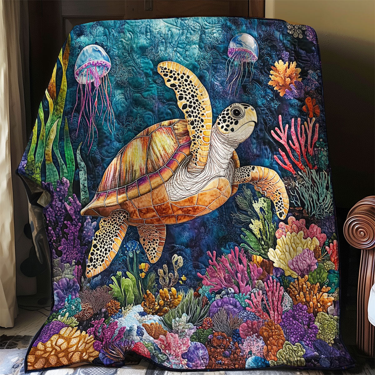 Sea Turtle WO0308006CL Quilt