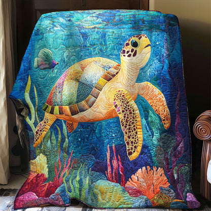 The Journey Of A Sea Turtle WO0308036CL Quilt